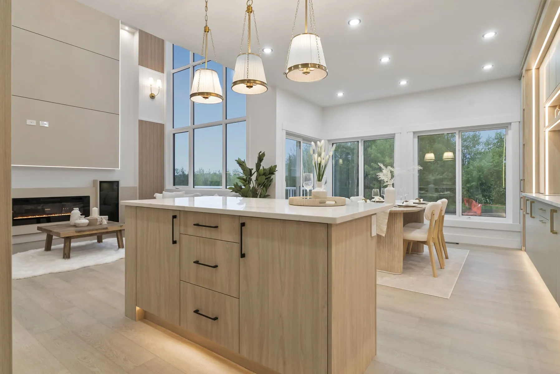 view from kitchen